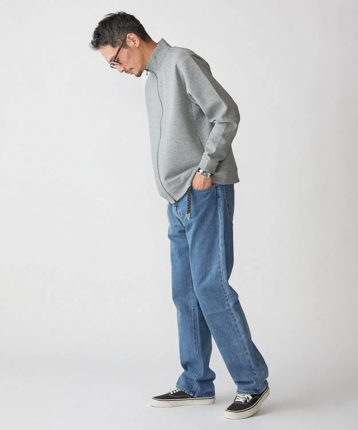 Джинсы прямого кроя Levi’s 555 Relaxed Straight, хлопок, синий — фото 4