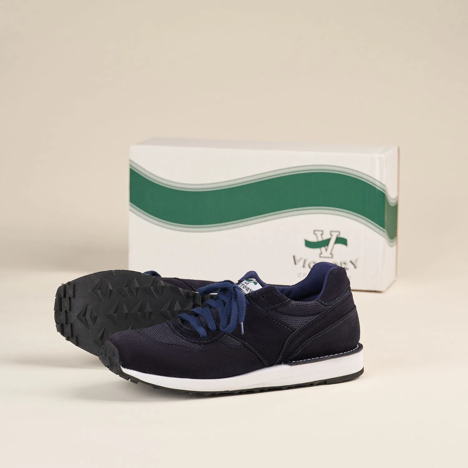Мужские кроссовки Classic Runner тёмно-синие от Victory Sportswear — фото 2