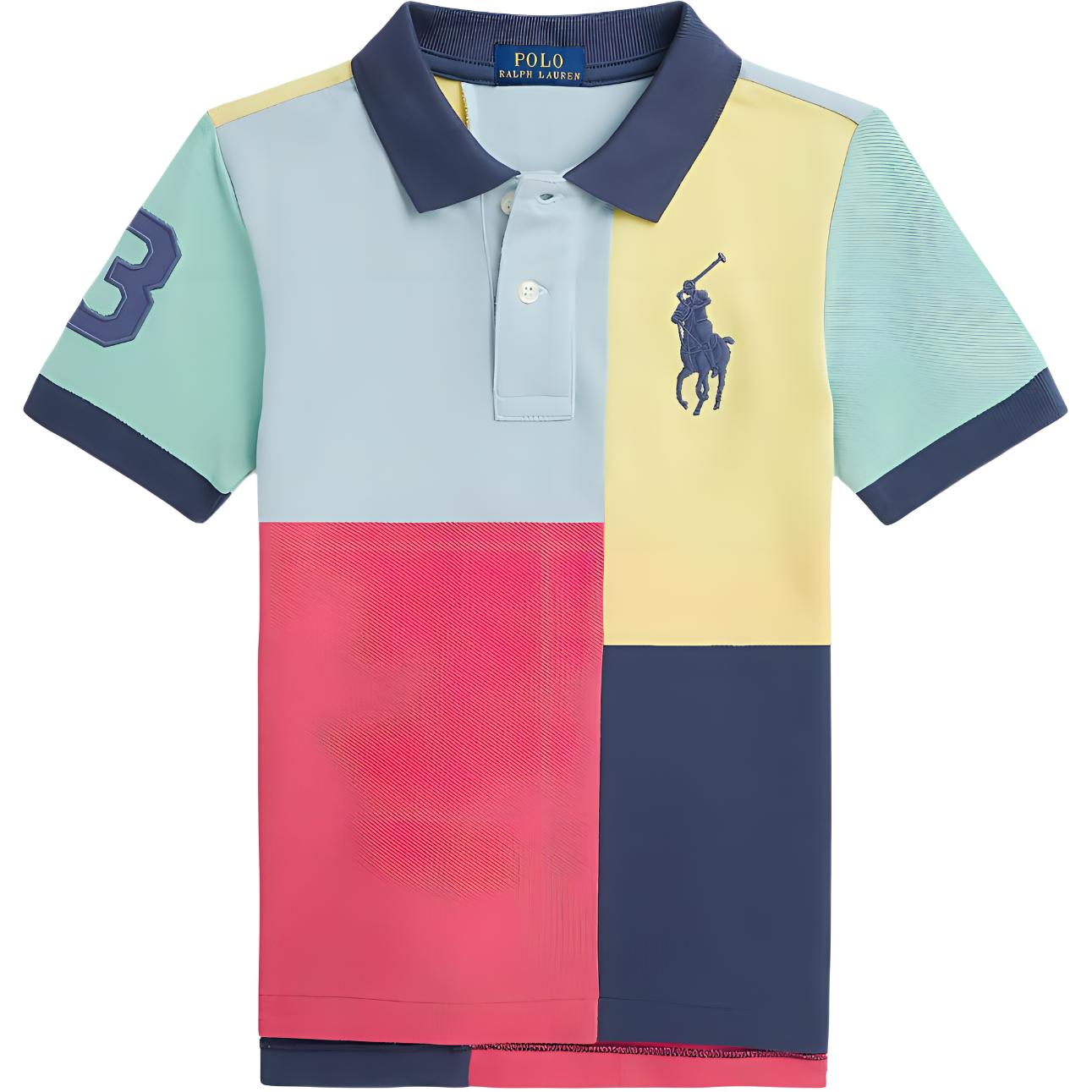 

Футболка SS24 разноцветная детская Polo Ralph Lauren, мультиколор