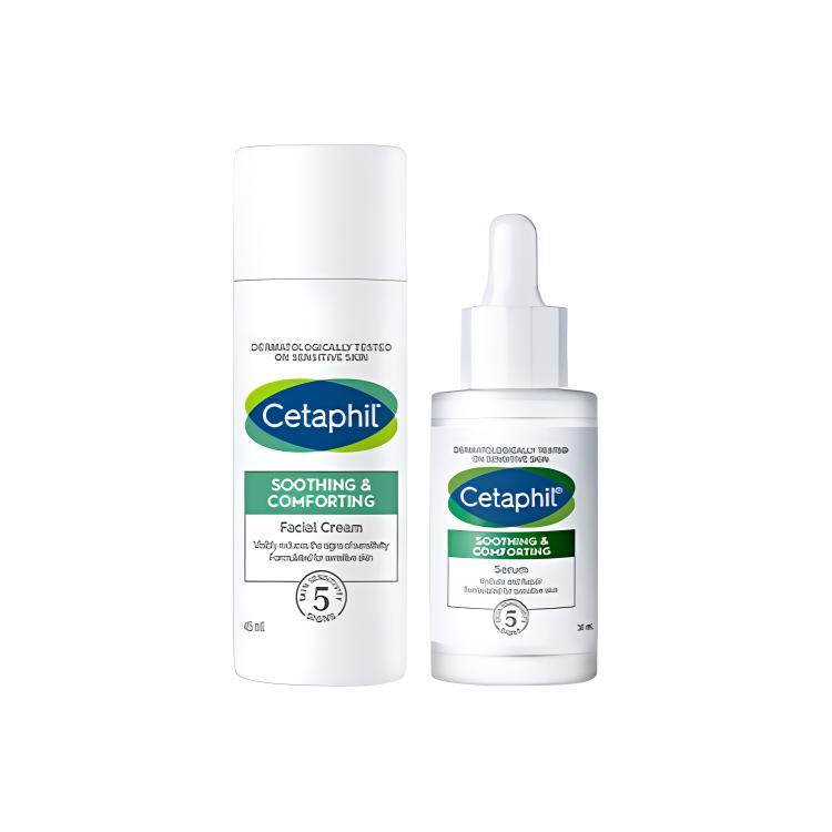 

Четырехмерная сыворотка для восстановления кожи набор для ухода увлажняющая 45мл+30мл Cetaphil