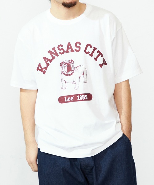 

Футболка с принтом Bulldog Lee, белый