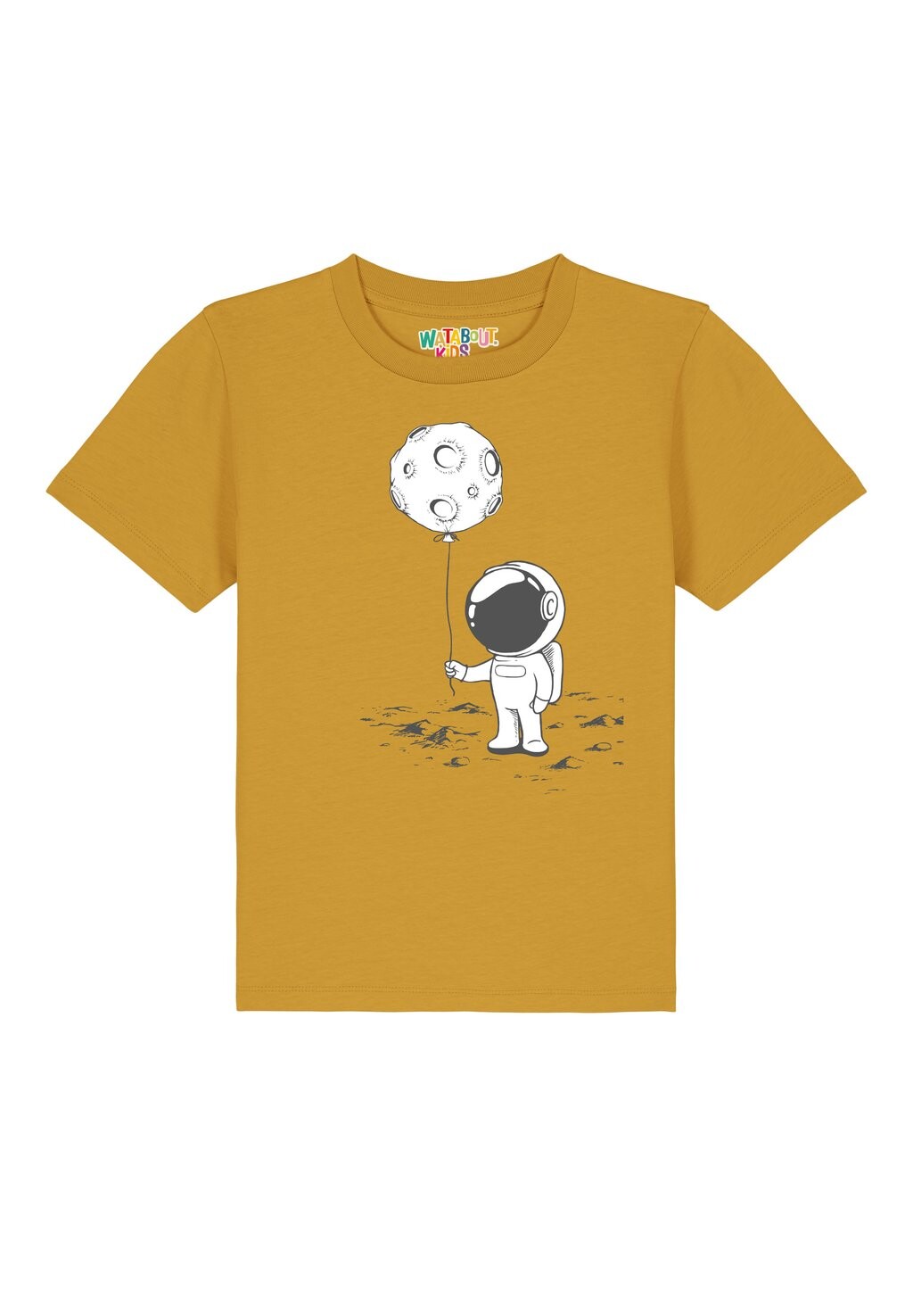 

Футболка с принтом KLEINER ASTRONAUT MIT LUFTBALLON Watapparel, цвет ochre