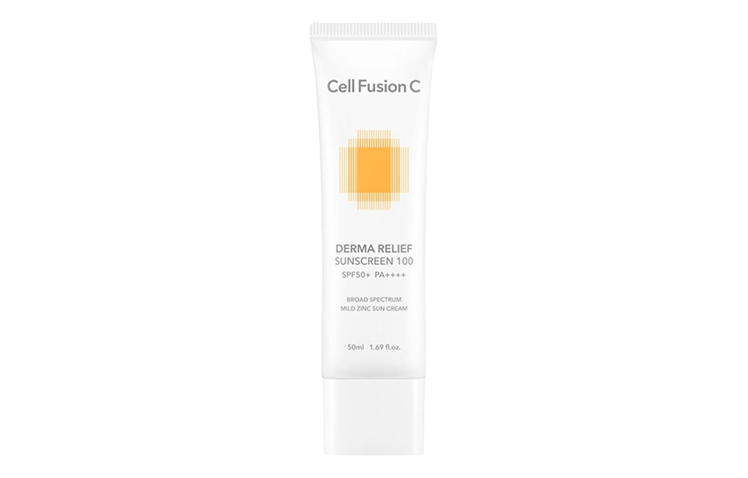 

Успокаивающий солнцезащитный лосьон с сывороткой SPF 50, 50 мл Cell Fusion C