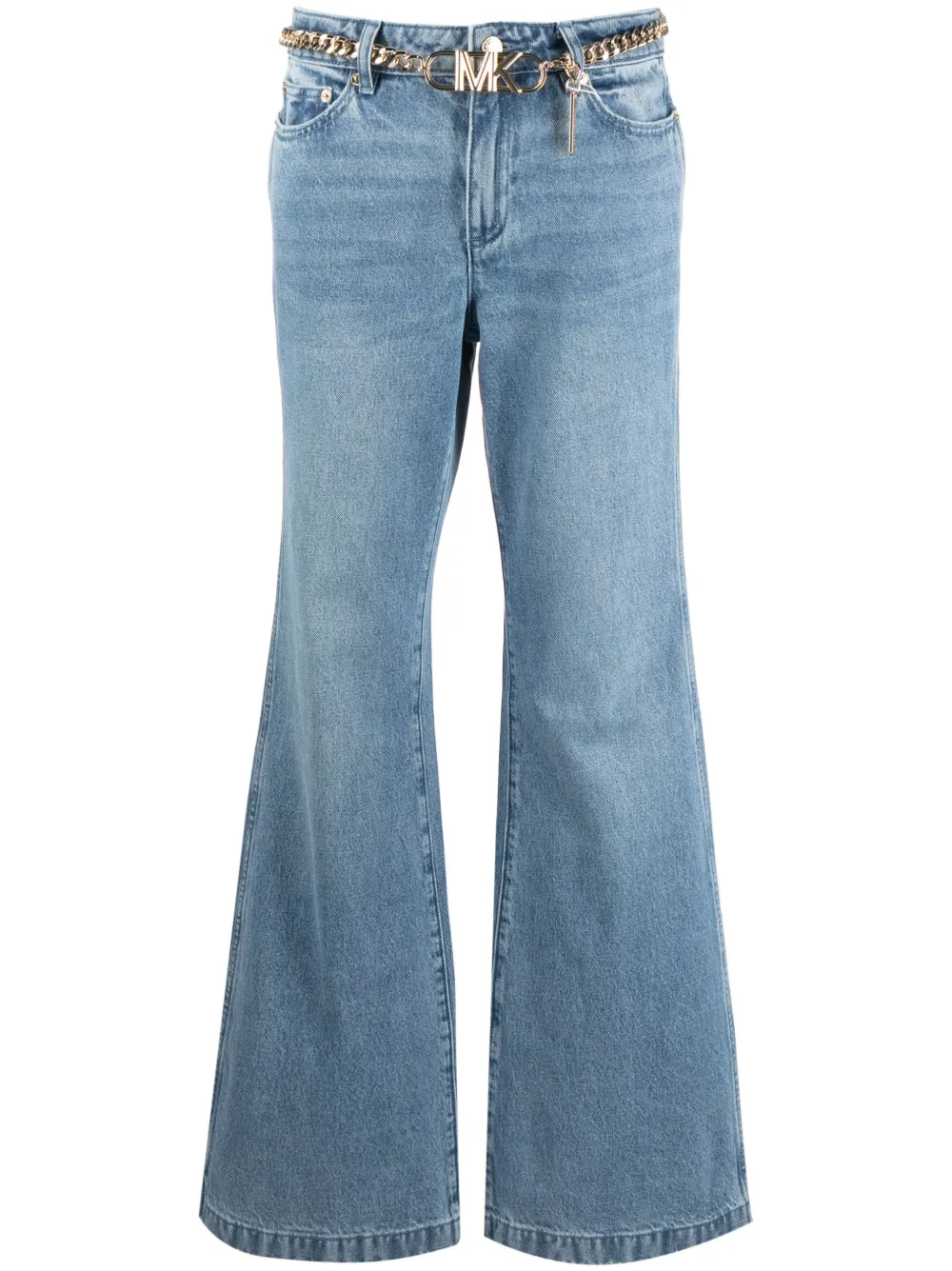

Джинсы bootcut с поясом Michael Michael Kors, синий