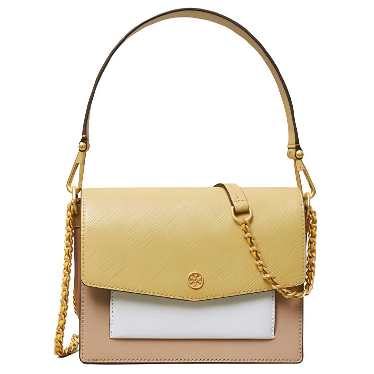 

TORY BURCH Кожаная дорожная сумка Робинсон через плечо кроссбоди женская