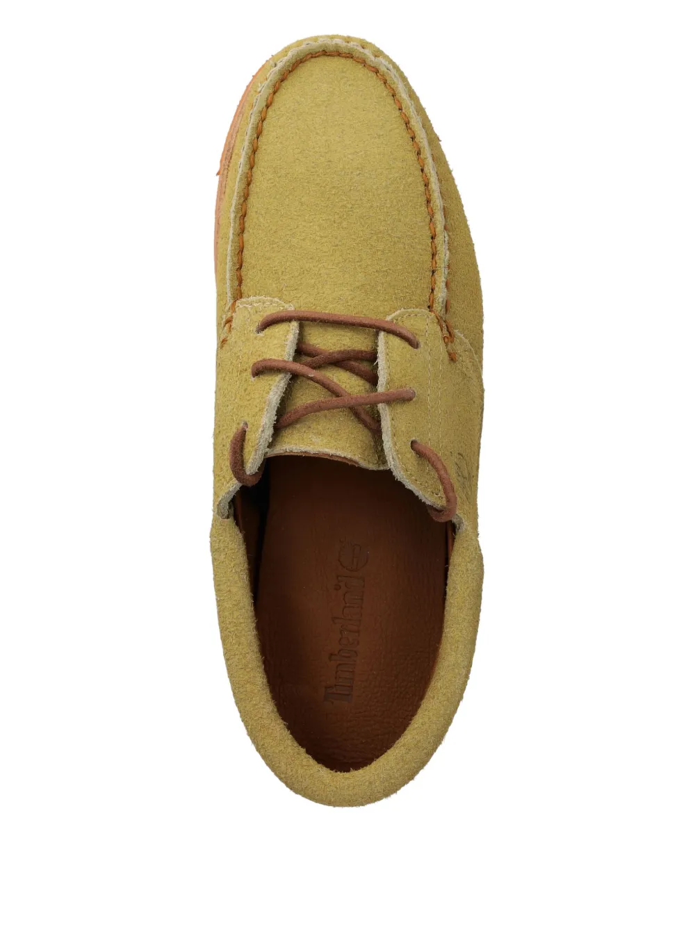 Туфли на шнуровке с тремя парами люверсов Timberland, светло-бежевый — фото 3