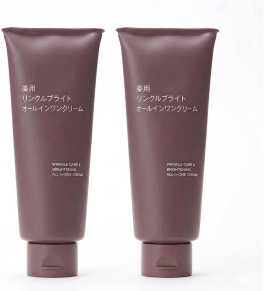 Крем дневной антивозрастной от морщин и для осветления MUJI Wrinkle Brite, 150 г x 2 шт