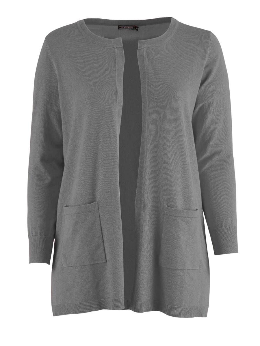 

Вязаный кардиган SANDGAARD Helsinki, серый