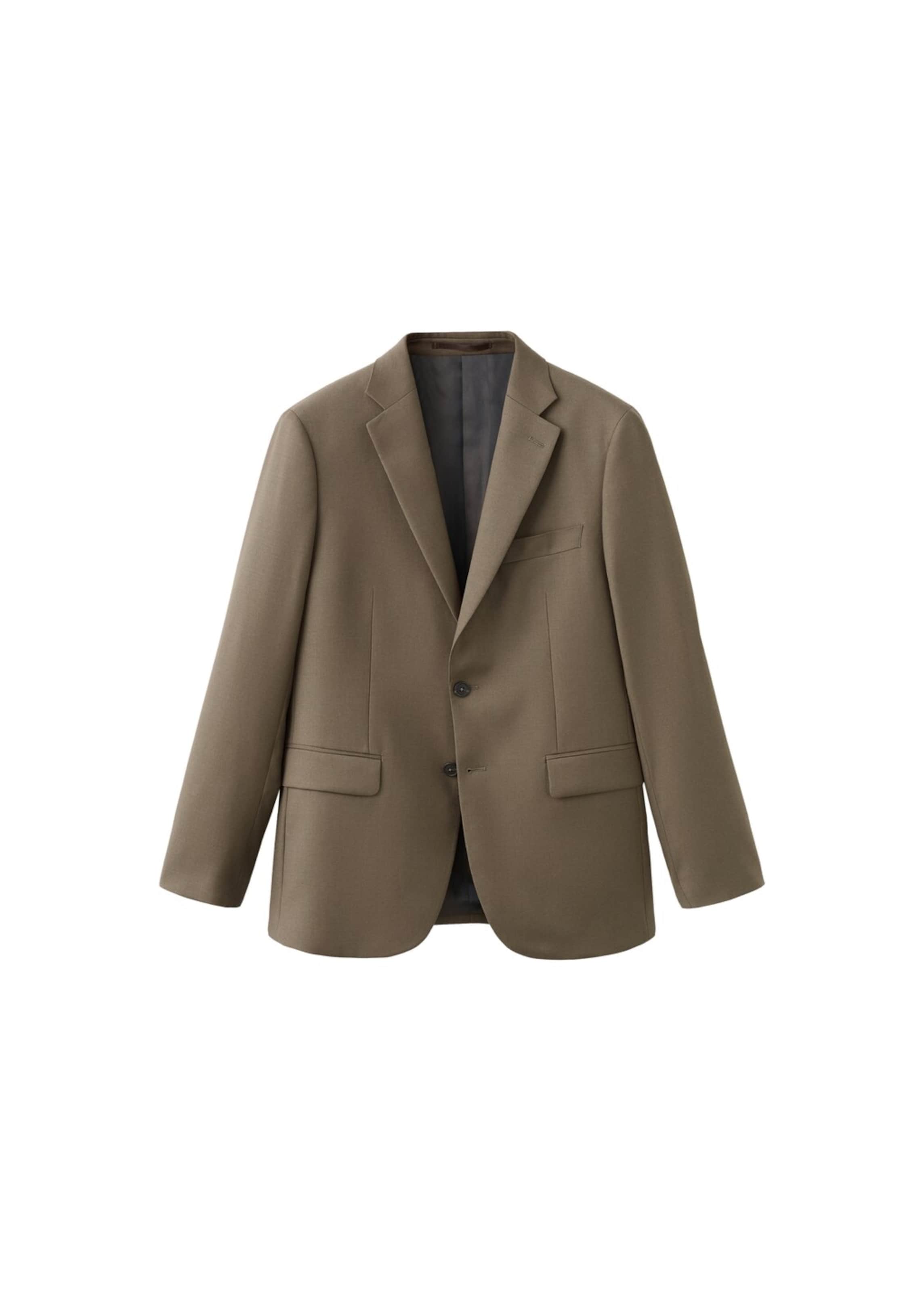 

MANGO MAN Строгий пиджак 'Turin' в коричневом цвете, Slim fit