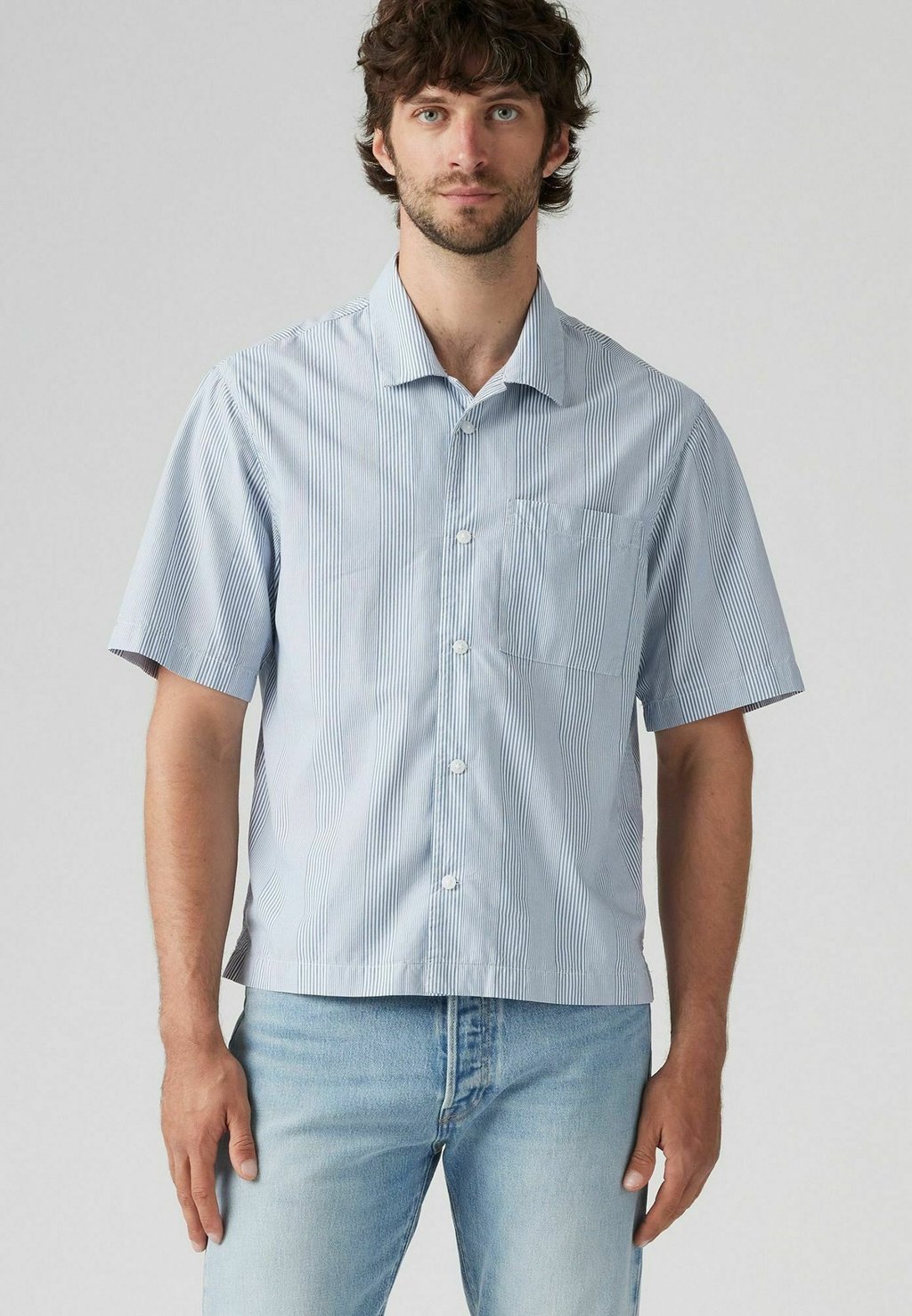 

Рубашка SHORT SLEEVE TOWNES BOXY SHIRT Levi's, цвет Reflect Geo Phantom