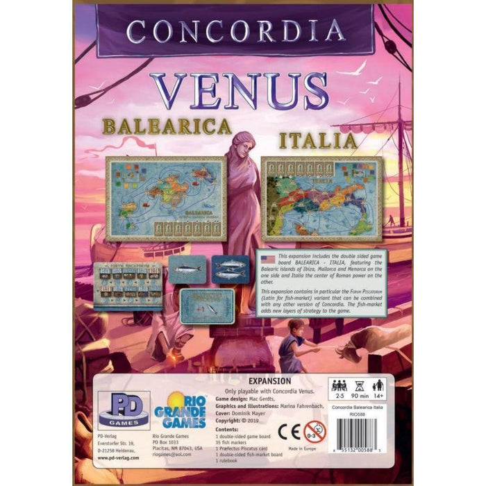 

Настольная игра Rio Grande Games Concordia: Balearica and Italia Expansion