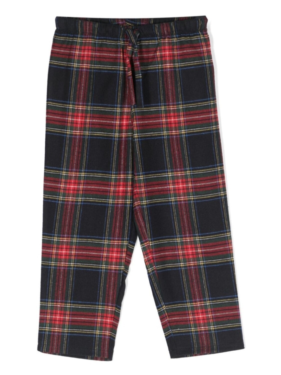

Пижамные штаны MC2 Saint Barth Kids в клетку с завязками на шнурке, красный