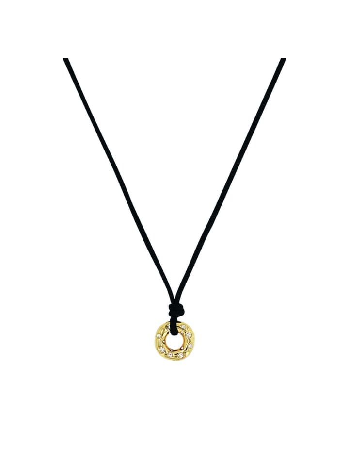 

Noelani Колье с подвеской, нержавеющая сталь, покрытие IP-золота, текстиль золотистого цвета