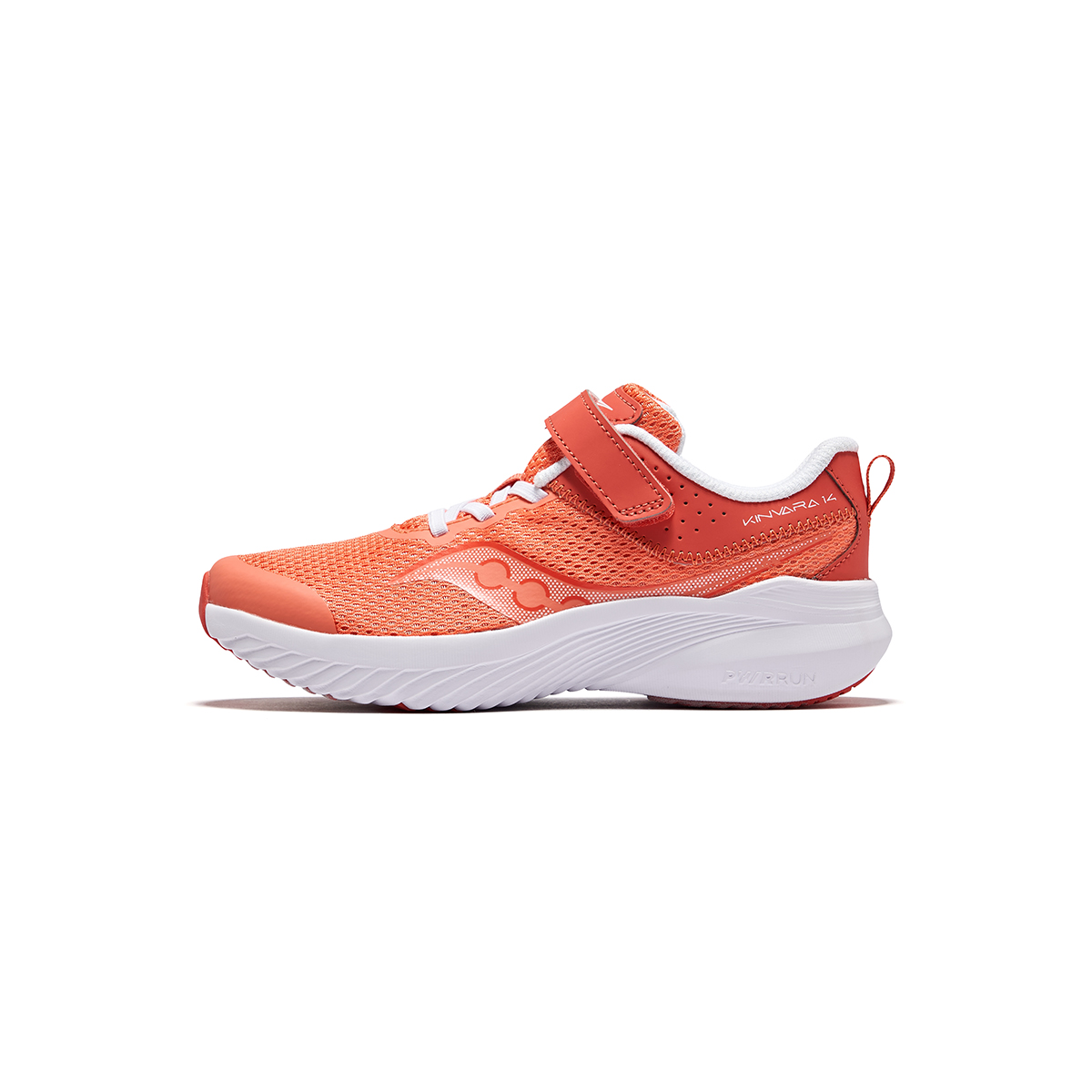 

Kinvara 14 Kids Кроссовки Детские низкие оранжевые Saucony, цвет Orange