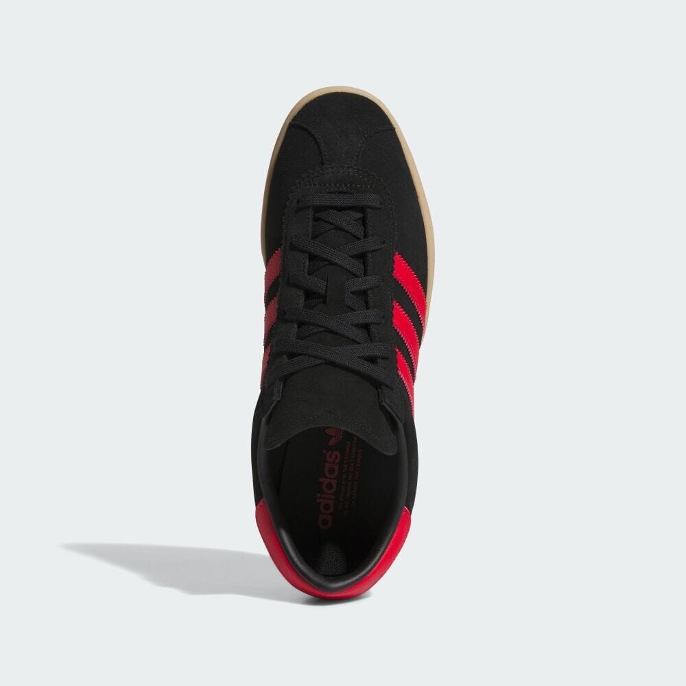 Кроссовки Adidas STADT, цвет Black/Better Scarlet/Gold Metallic — фото 2