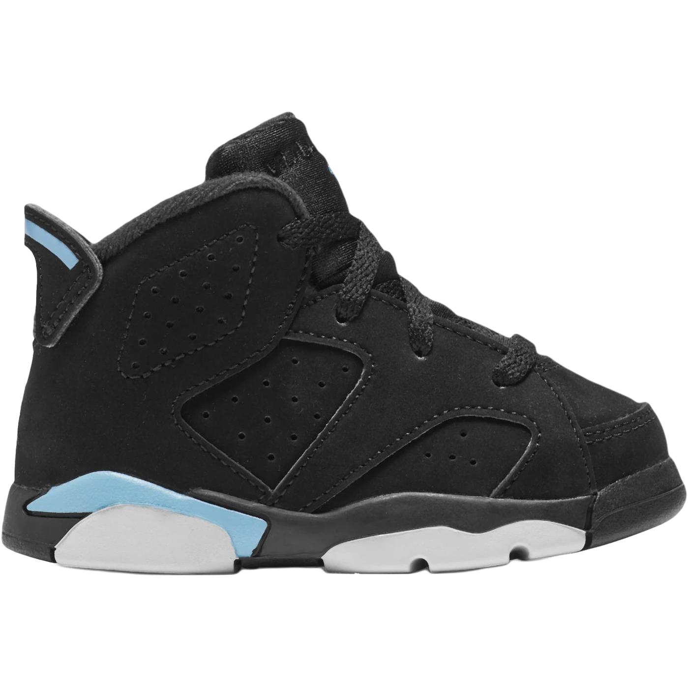 Jordan Air 6 Anti Kick And Abrasion Resistant Mid top детские ботинки Black — фото 3