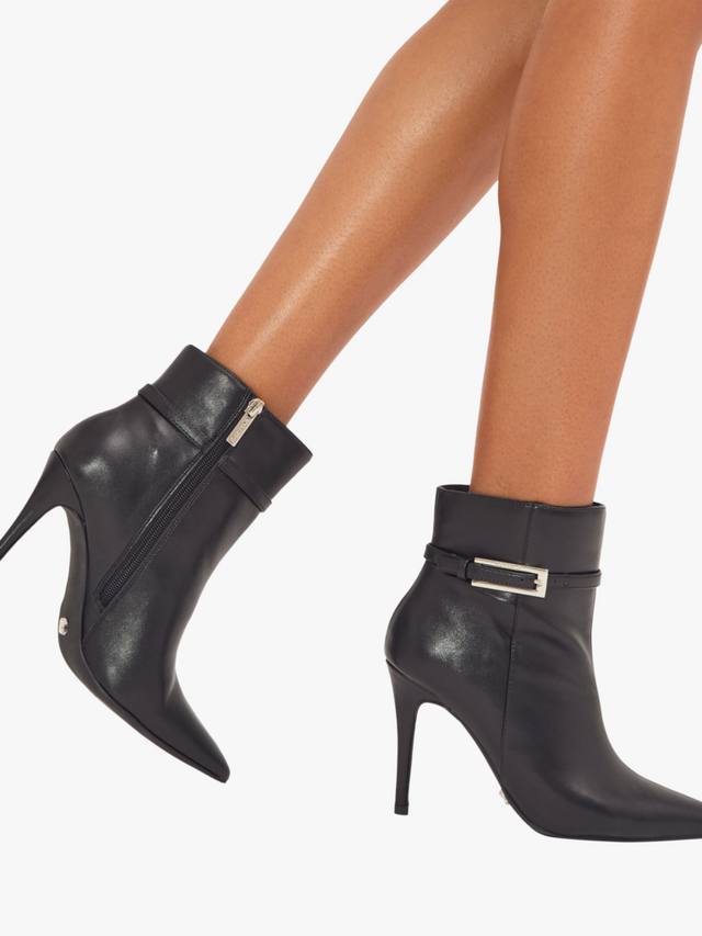 Ботинки Blanca на шпильке с коротким голенищем Carvela, Black — фото 2