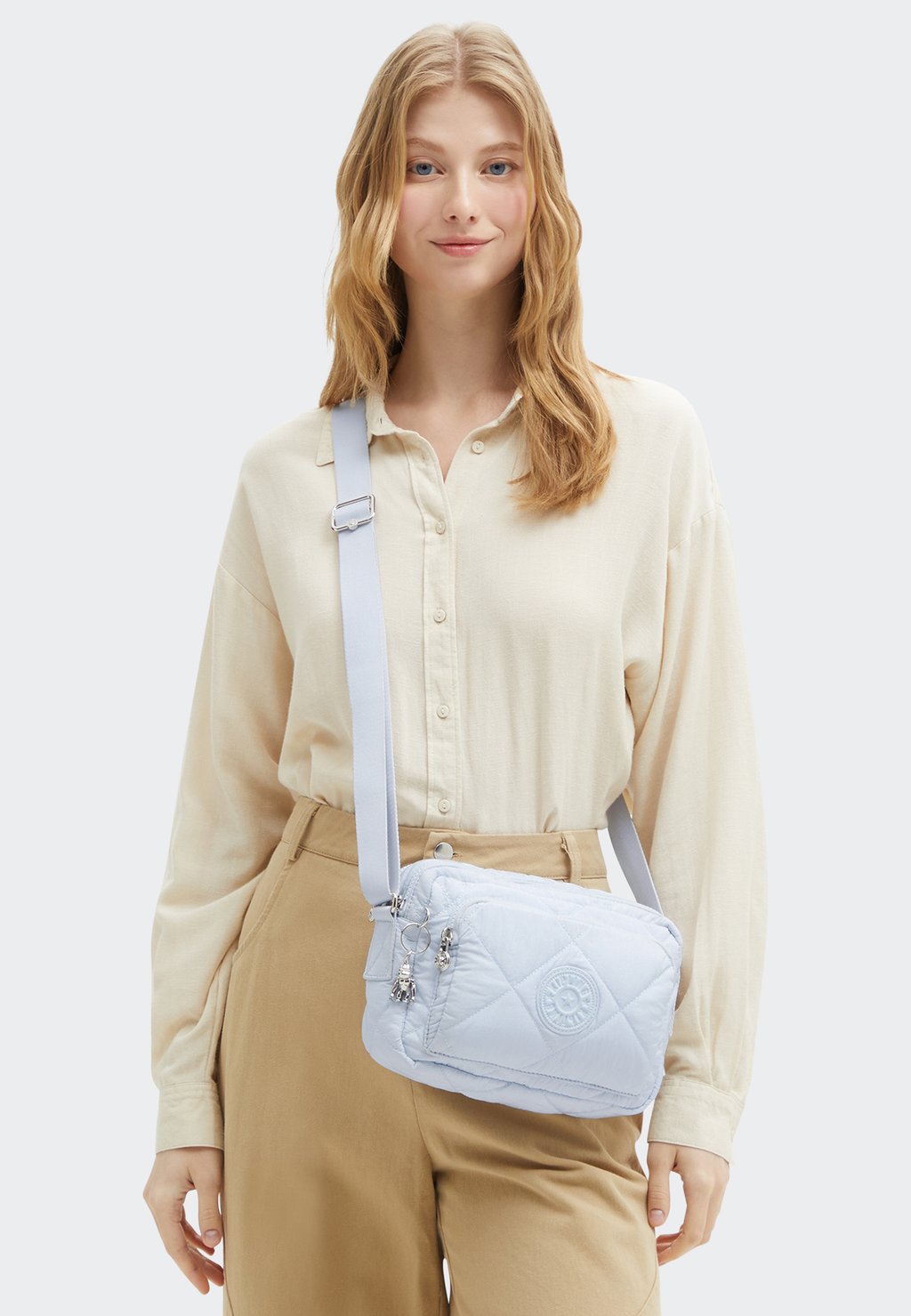 

Сумка через плечо ABANU ZIP Kipling, светло-голубой, Синий, Сумка через плечо ABANU ZIP Kipling, светло-голубой