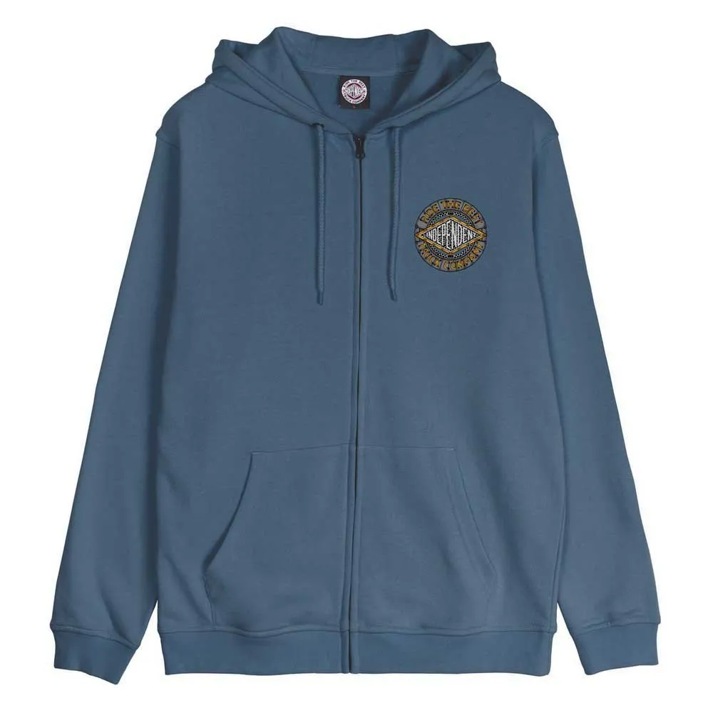 

Толстовка Independent Mako tile summit full zip, синий