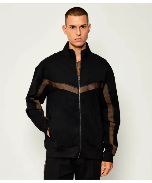 

Толстовка Dingmoor Relaxed fit Hugo, черный