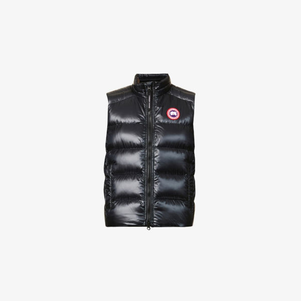 Жилет с подкладкой из переработанного нейлона на пуху Cypress Canada Goose, черный — фото 2