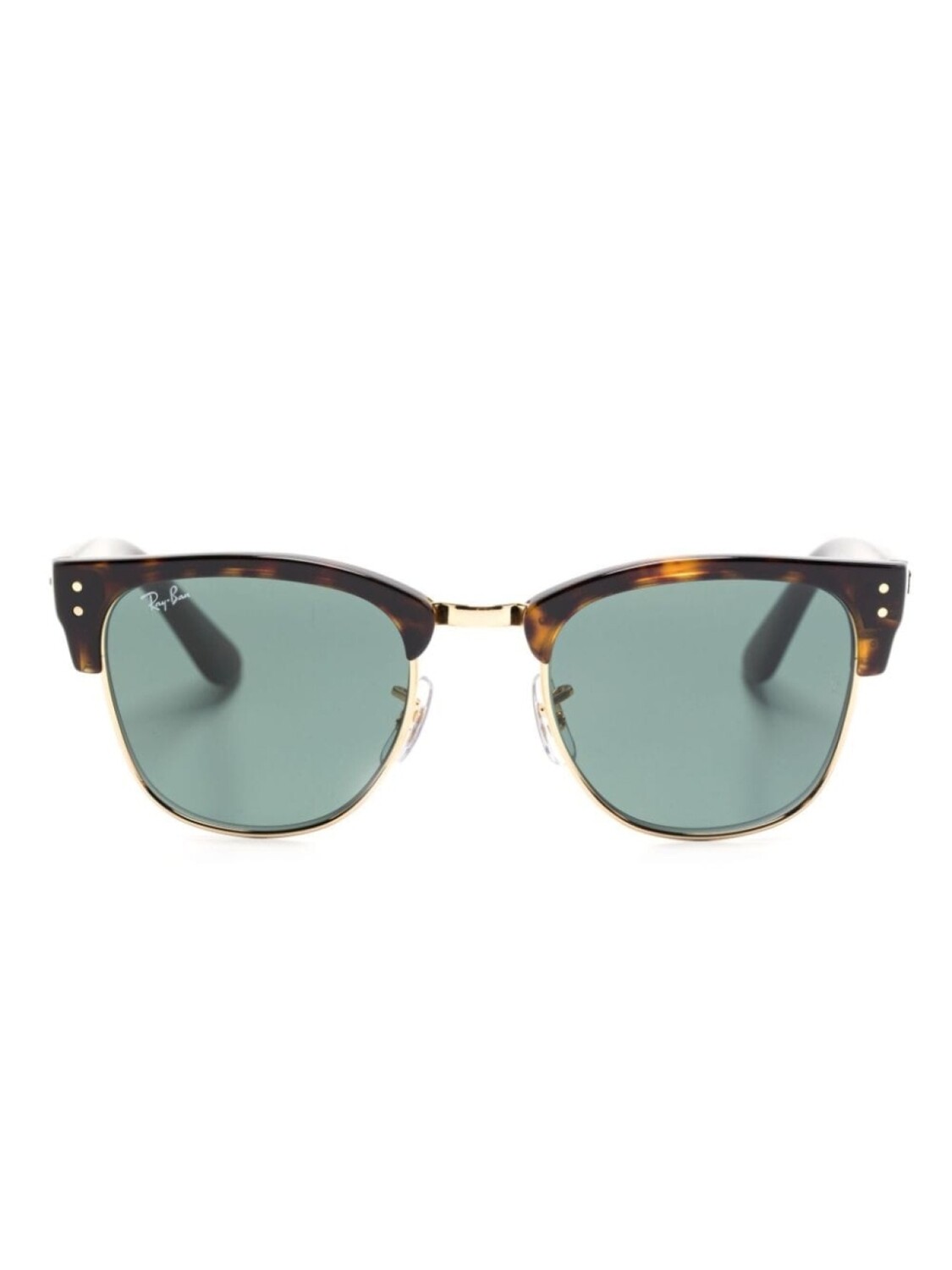 

Ray-Ban солнцезащитные очки Clubmaster Reverse, коричневый