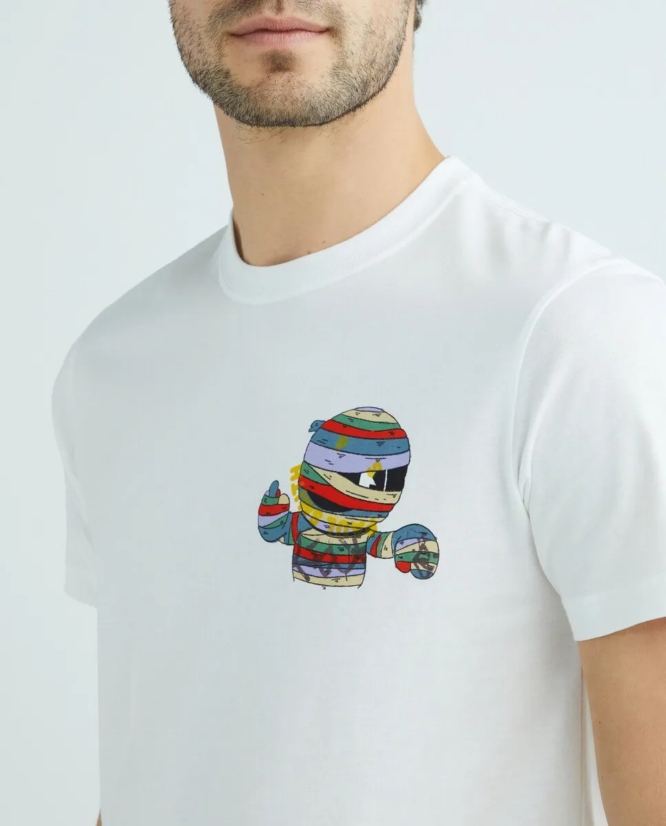 

Мужская футболка с коротким рукавом «Мумия» Paul Smith, белый