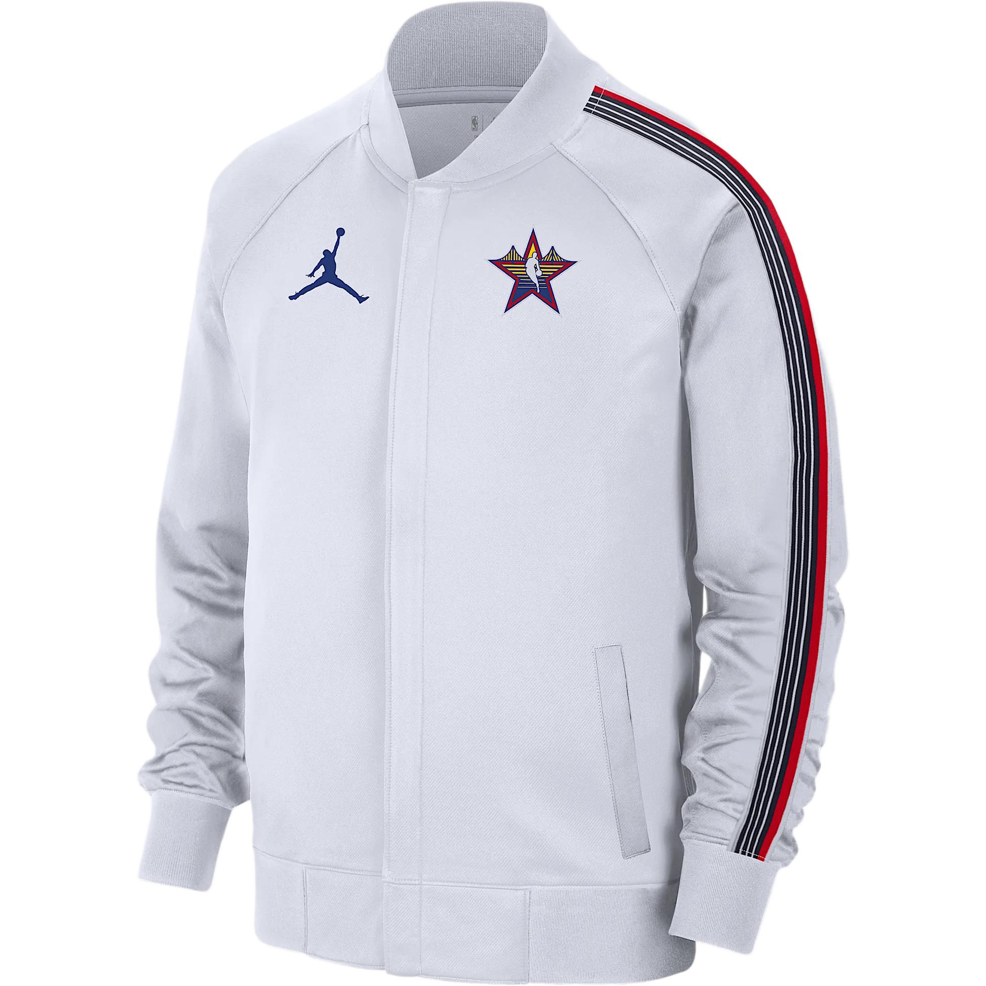 

Jordan Куртка мужская баскетбольная с длинным рукавом на молнии, White