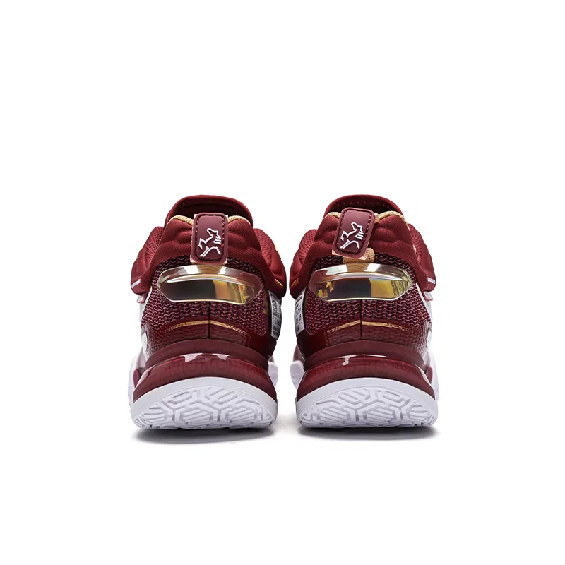 Кроссовки для бадминтона высокие Li-Ning темно-малиновые — фото 4