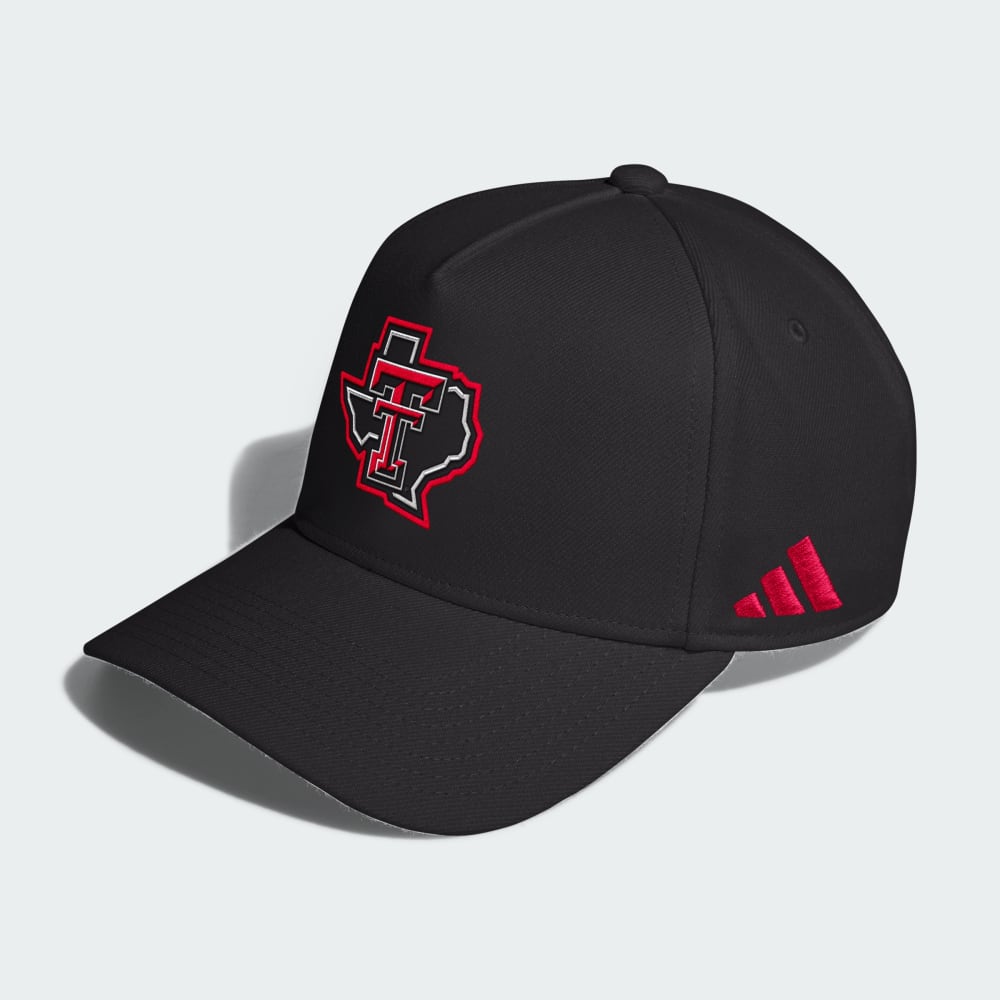 

Бейсболка Adidas Texas Tech Red Raiders Local A-Frame Hat, цвет Black/Team Power Red/Multi/Ncaa-Txt-766
