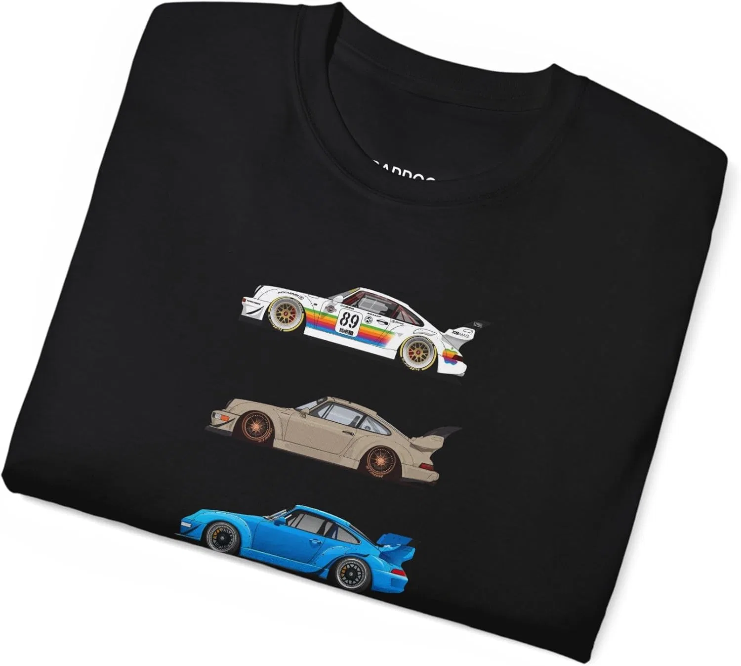 Футболка с изображением аниме-автомобиля RWB 911 930 964 — фото 4