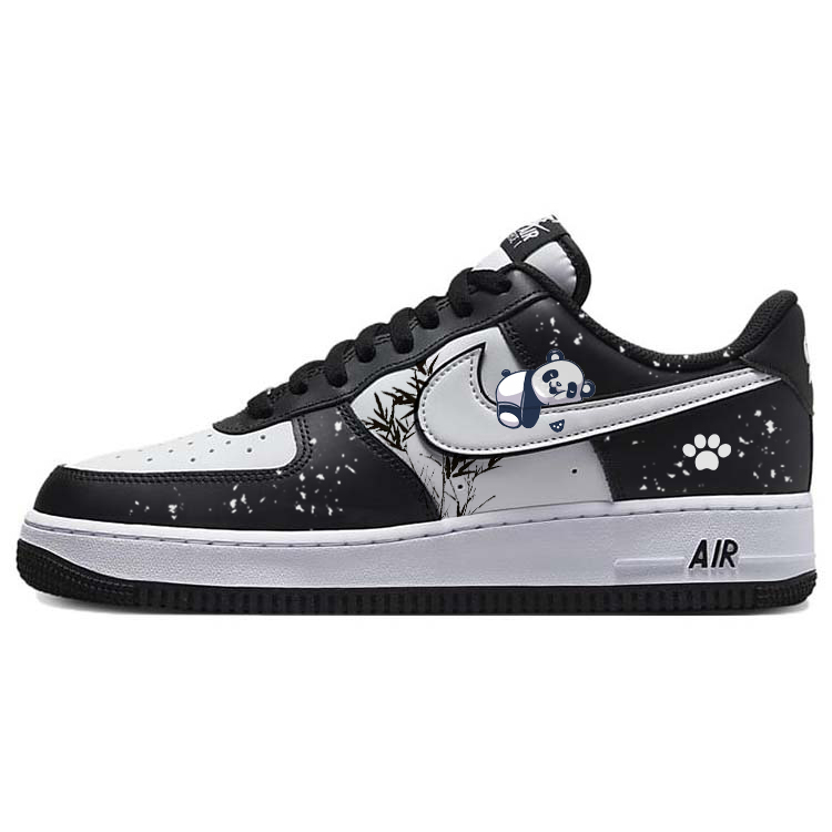 

Кроссовки Nike Air Force 1 Skateboard Shoes Unisex Low-Top Black White, Черный, Кроссовки Nike Air Force 1 Skateboard Shoes Unisex Low-Top Black White