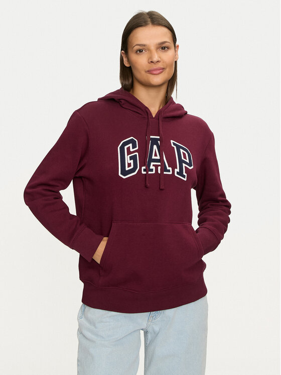 

Толстовка regular fit Gap, бургундия