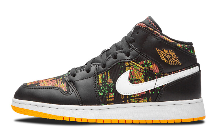 

Кроссовки Jordan 1 Mid GS Black Laser Orange