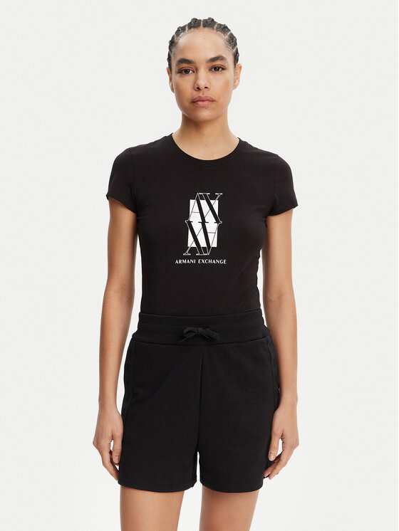 

Облегающая футболка XW000511 AF11929 UC001 Armani Exchange, черный
