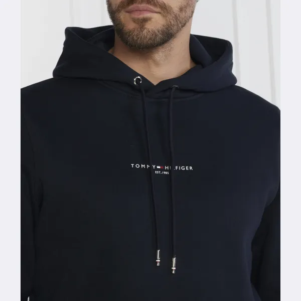 Толстовка стандартного кроя с капюшоном и логотипом Tommy Tommy Hilfiger, синий — фото 3
