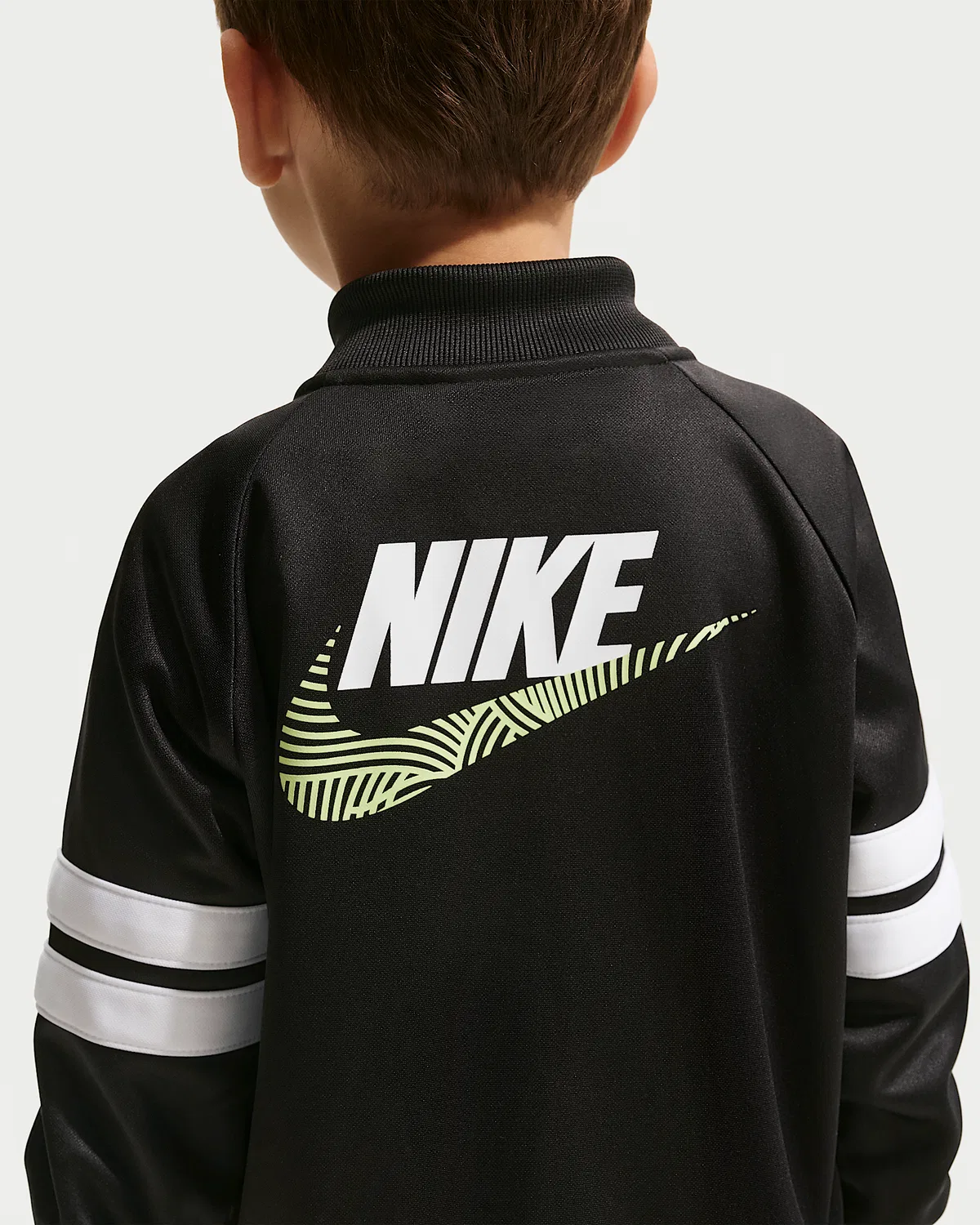 Детский спортивный костюм Nike Sportswear In The Zone Dri-FIT Oversized из 2 предметов, Black — фото 3