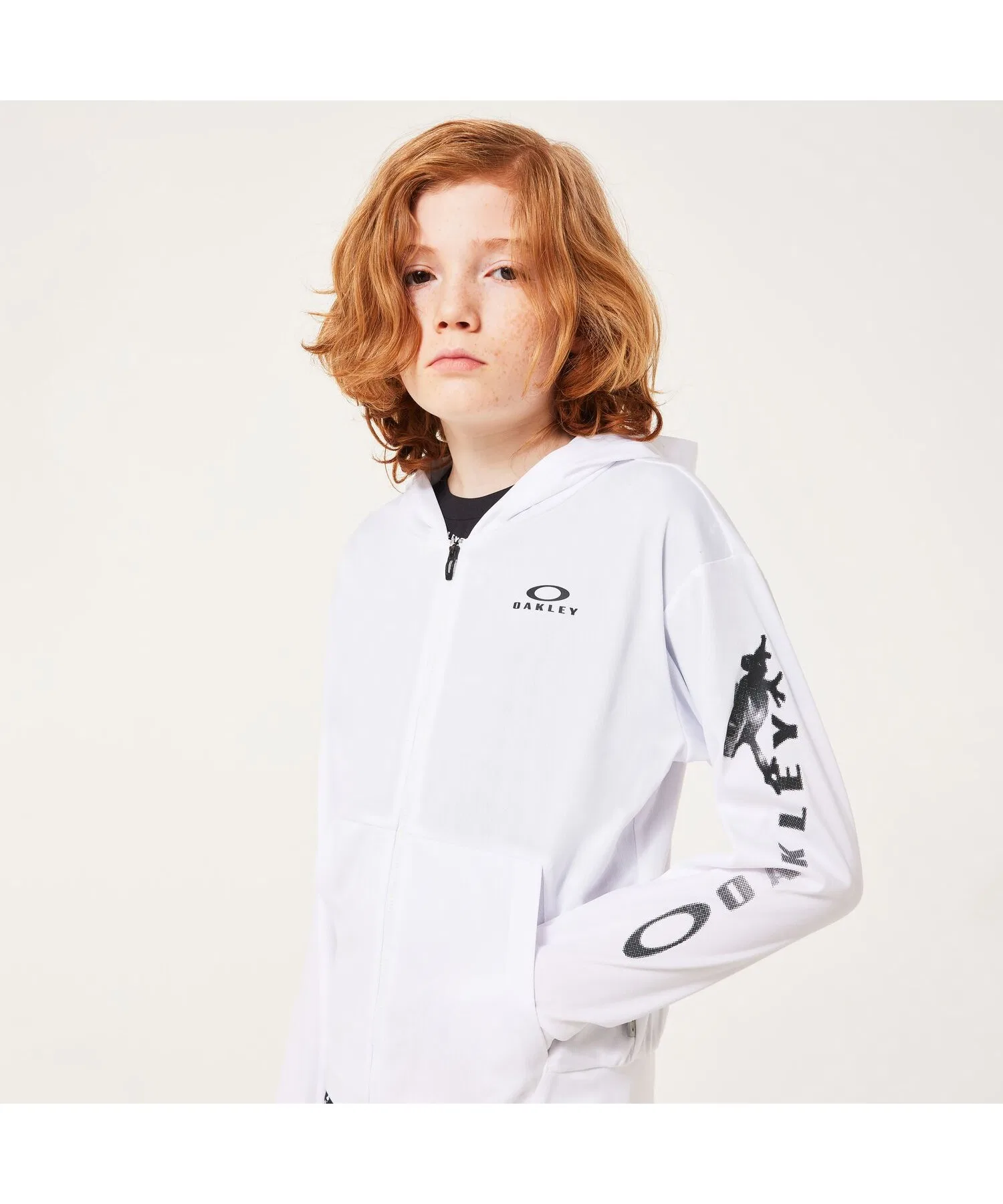 Худи Oakley YTR UV SHADE JKT 9.0 // Влагоотводящая/Быстросохнущая/Худи/UPF50+/Защита от УФ-излучения/Детская/Подростковая/OAKLEY
