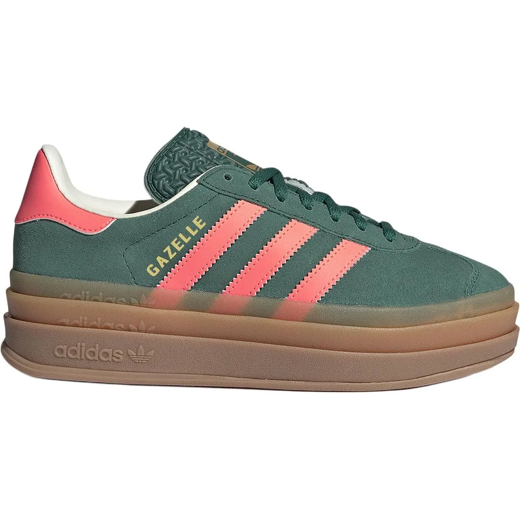 Adidas Originals GAZELLE BOLD низкие кроссовки для подростков зеленые — фото 3