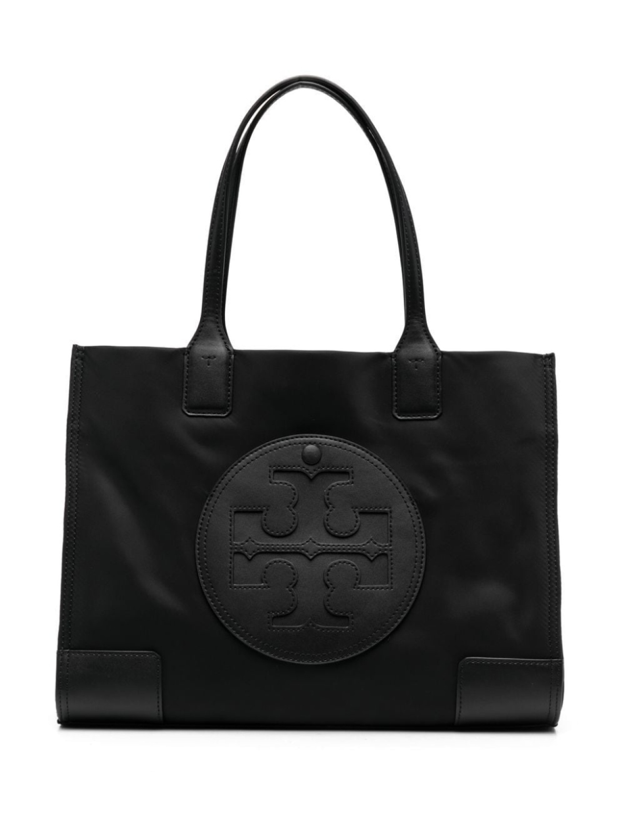 

Tory Burch сумка-тоут с нашивкой-логотипом, черный