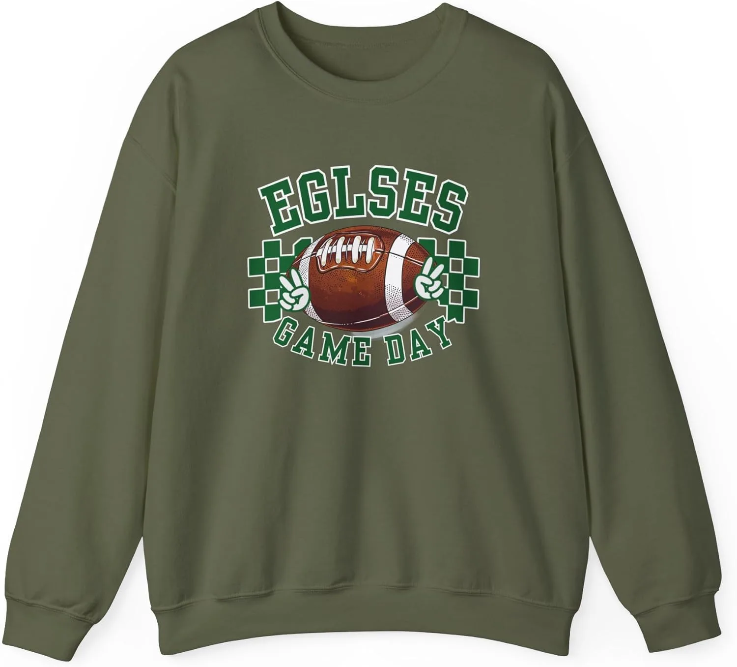 Толстовка Funny Eglses, Unisex Crewneck Sweatshirt — фото 4