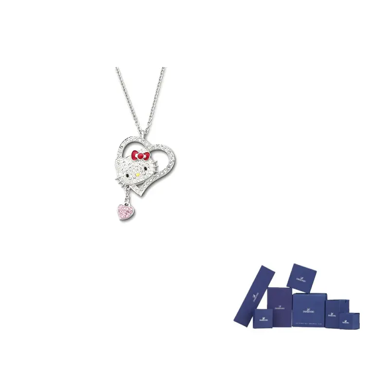 

Swarovski Крест из белого золота ожерелье для женщин