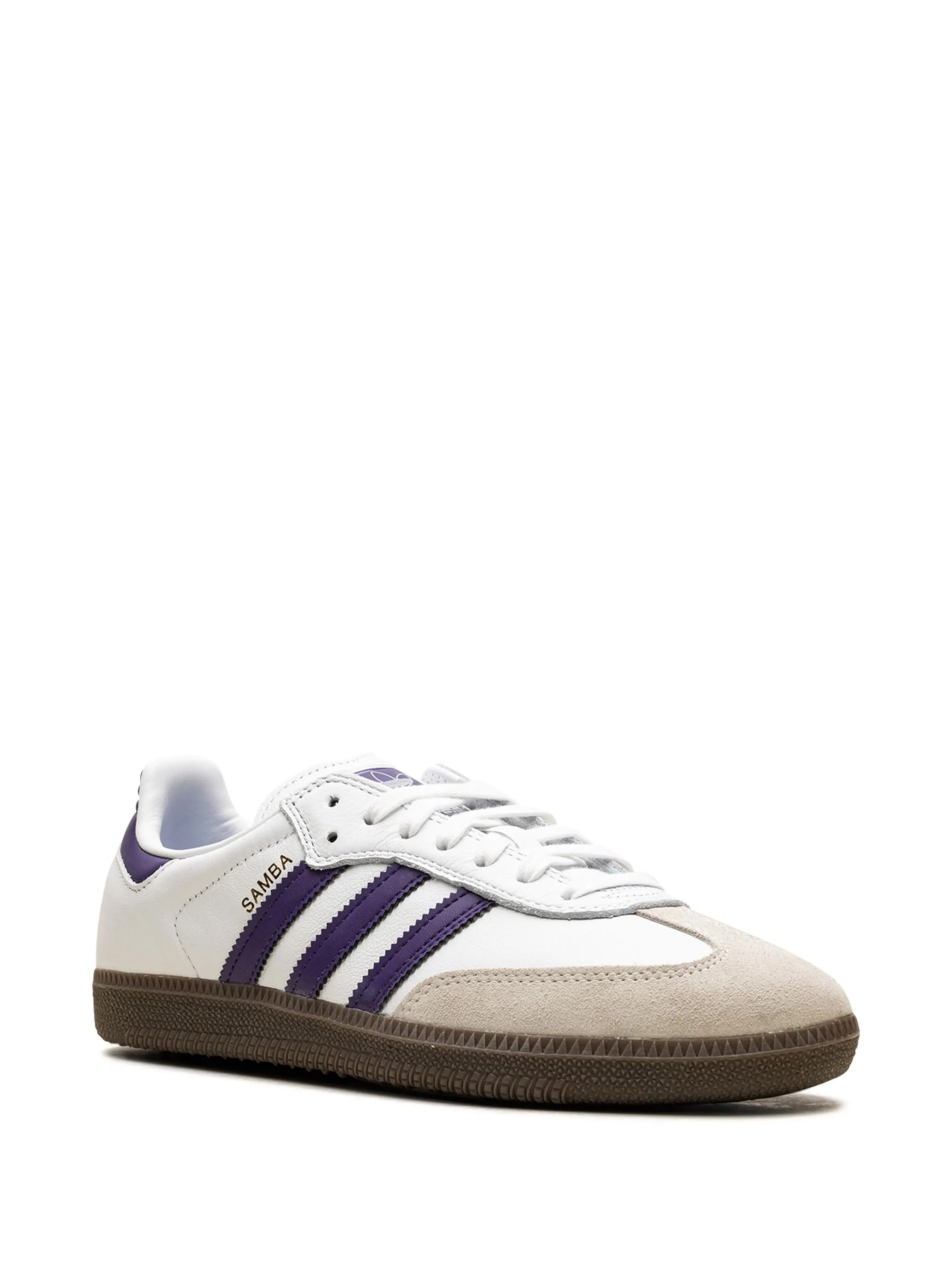 Кроссовки Samba ADV Cloud White/Collegiate Purple/Gold Metallic Adidas, белый — фото 2