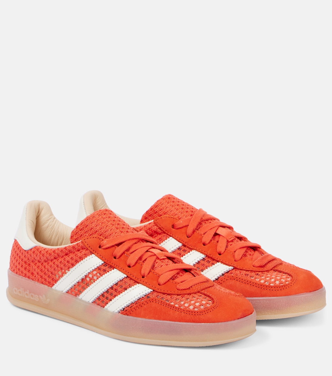 Gazelle Кроссовки Indoor с кожаными вставками Adidas, Glory Amber/Off White/Magic