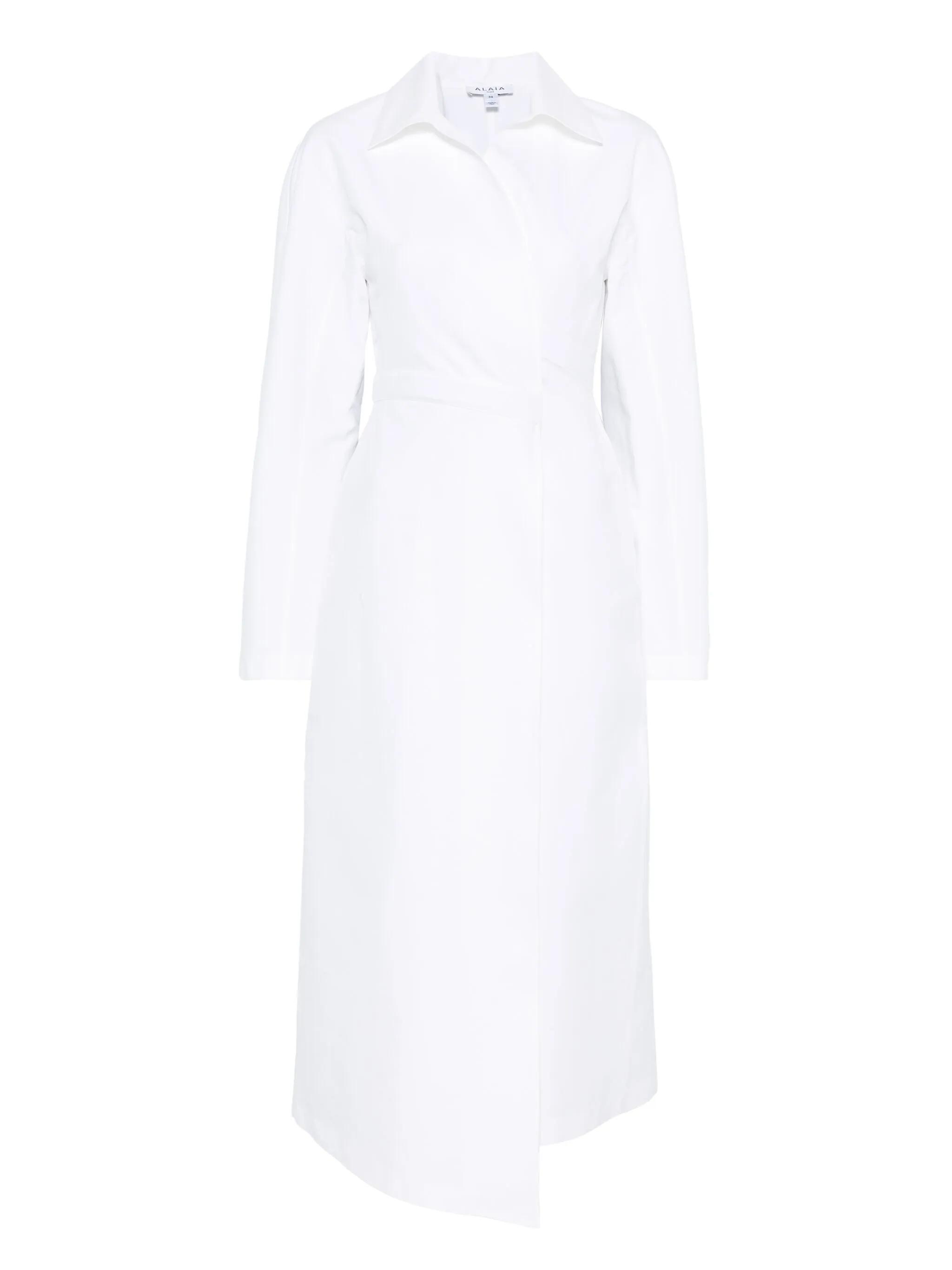 

Платье миди с запахом Alaïa, белый
