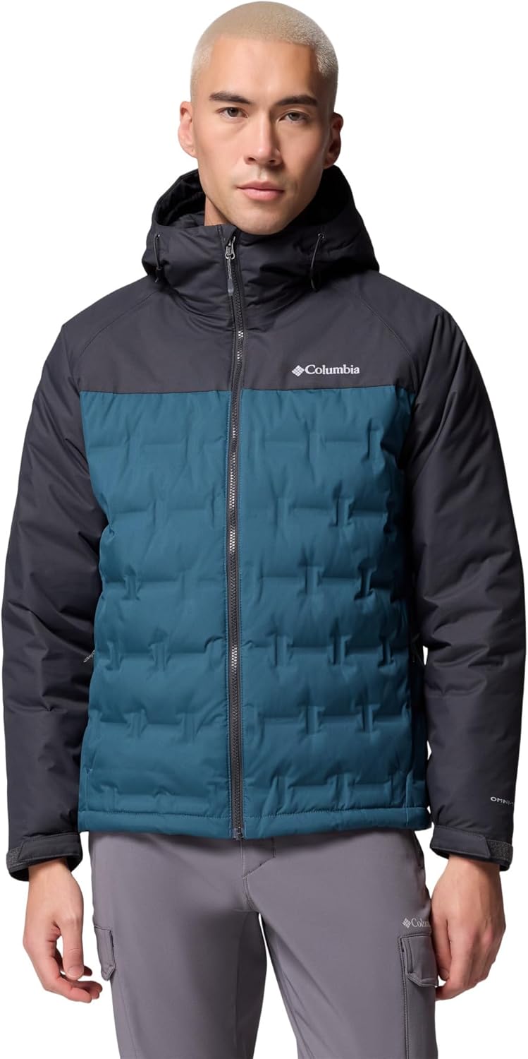 

Columbia мужская куртка Grand Trek III Down Hooded, Everblue/Shark