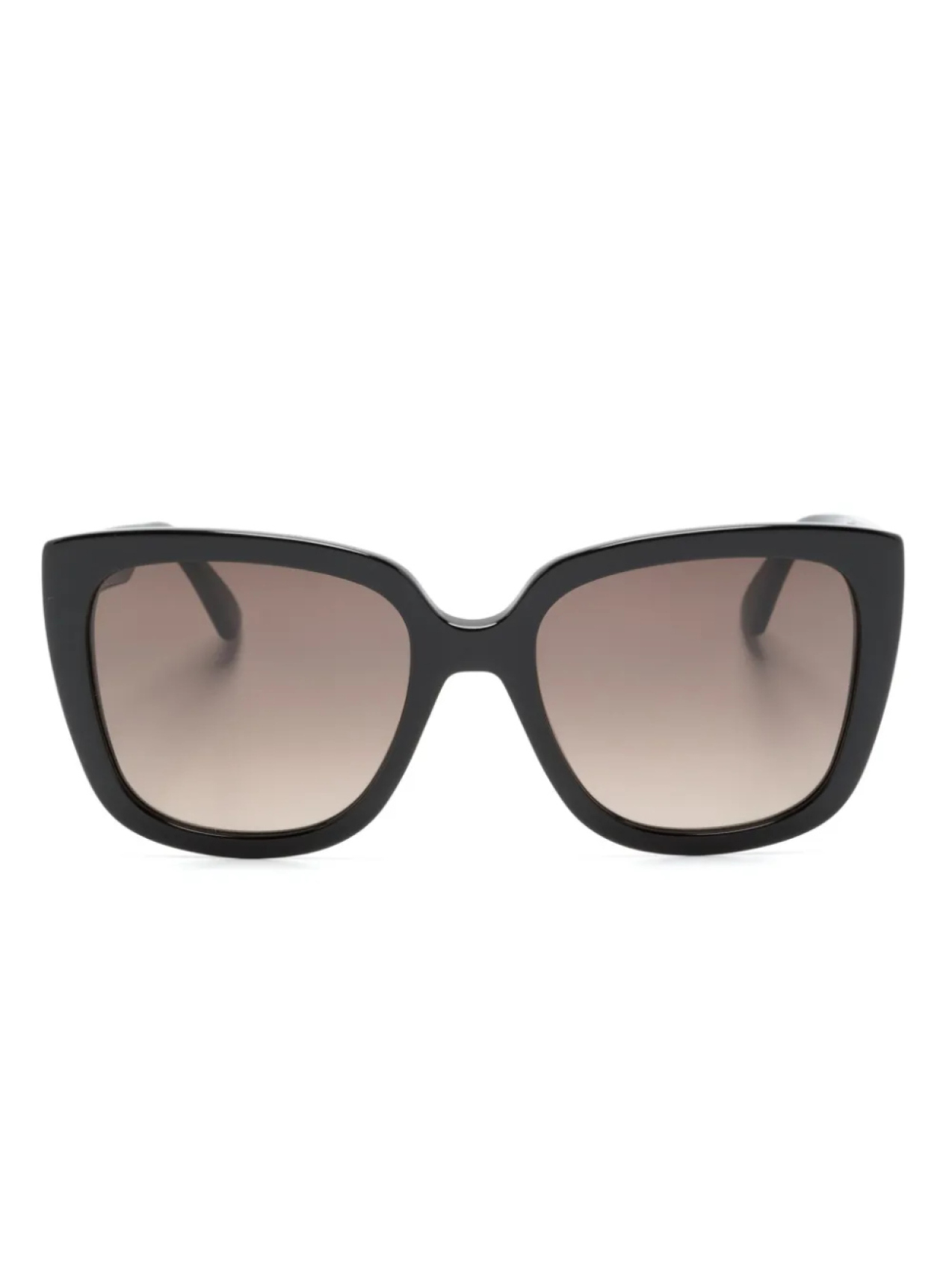 

Moschino Eyewear солнцезащитные очки в оправе 'кошачий глаз' с логотипом, черный