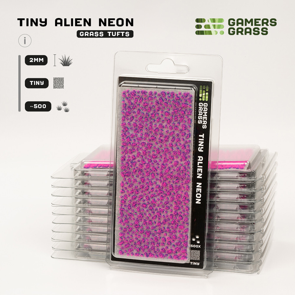 

Аксессуары Gamers Grass Gamers Grass Tufts: Alien Neon - Tiny 2mm