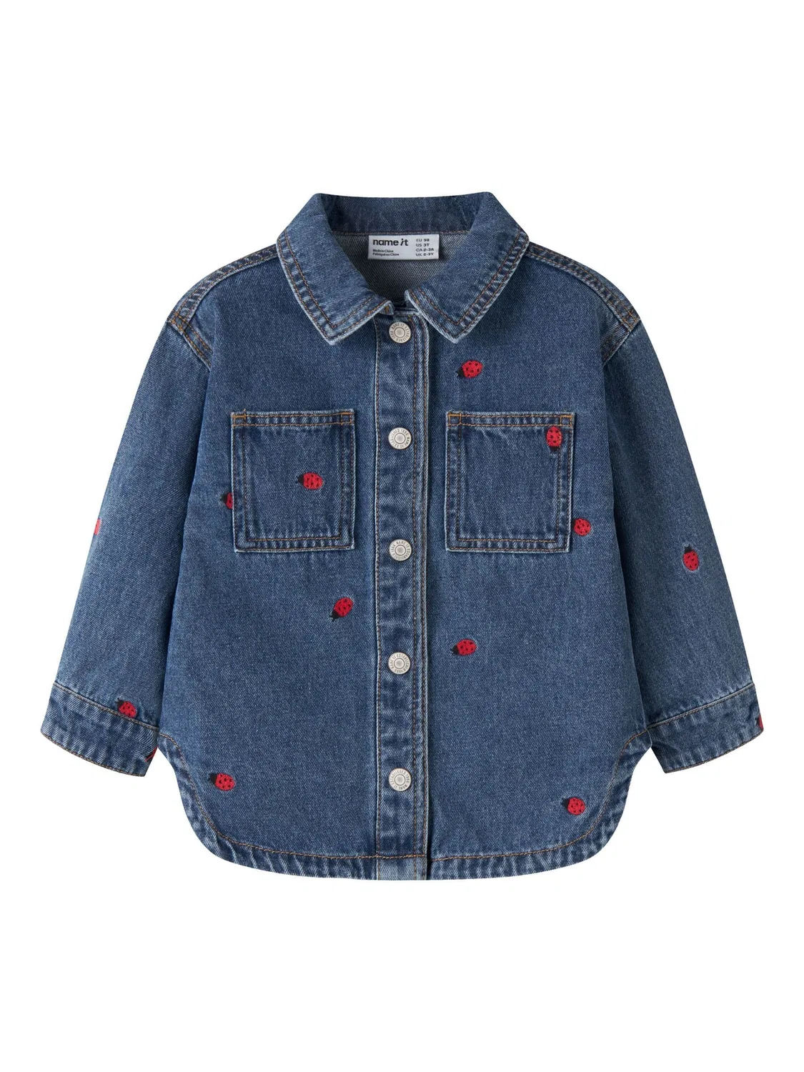 Джинсовая куртка, деним, Name it, medium blue denim