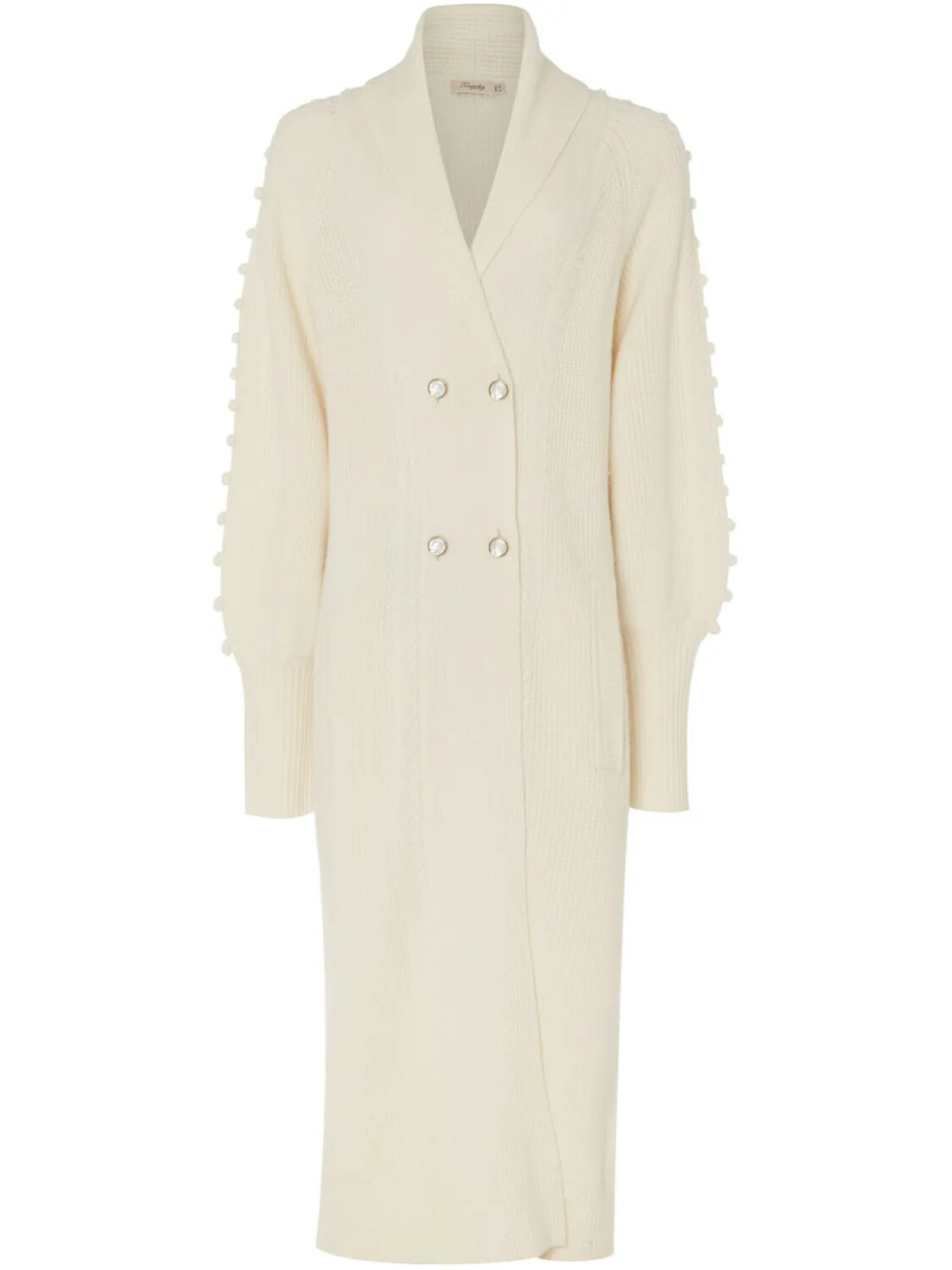 

Карди-пальто Temperley London Chrissie, нейтральный